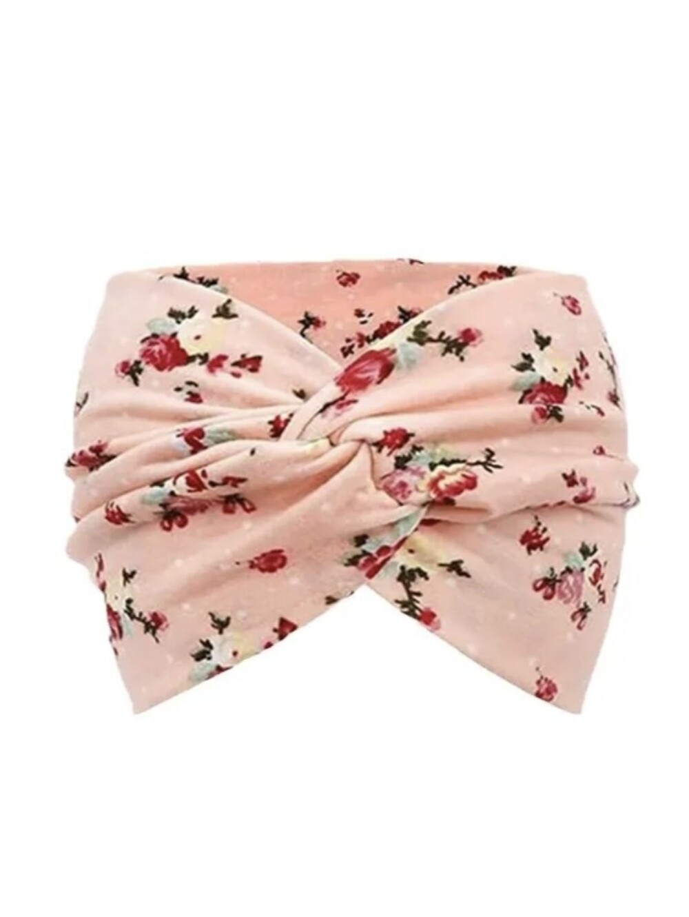 Set Of Floral Print Twist Headwraps